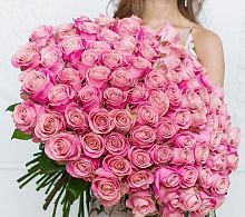 101 розовая роза Эквадор купить за 5 200 грн.