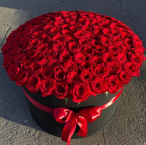 151 голландская роза в коробке купить за 6 750 грн. 